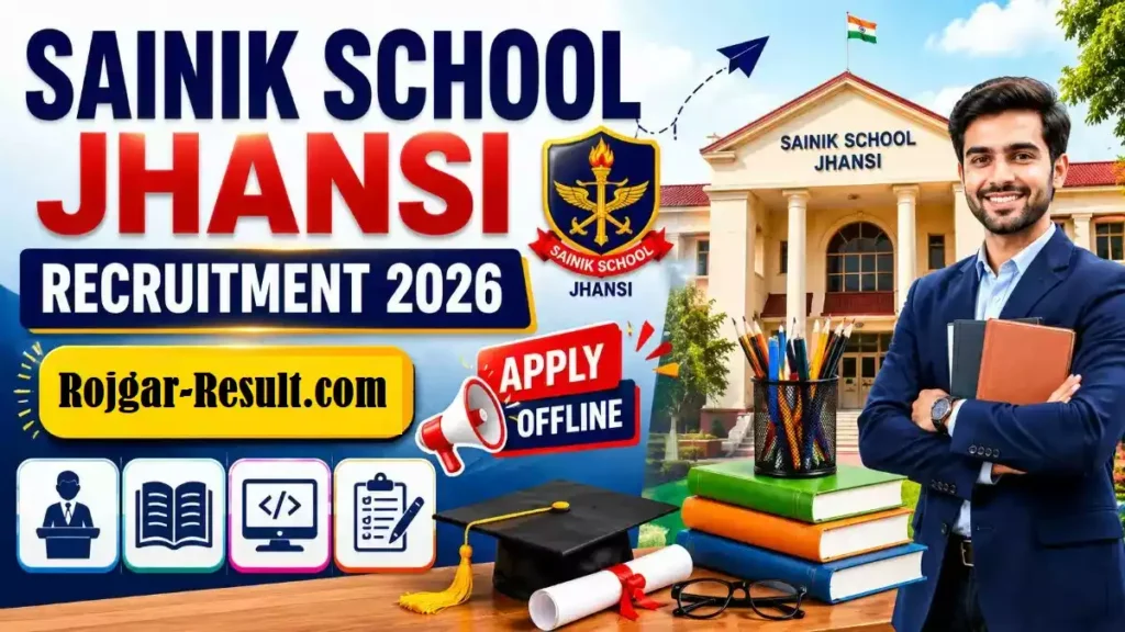 Sainik School Jhansi Recruitment
