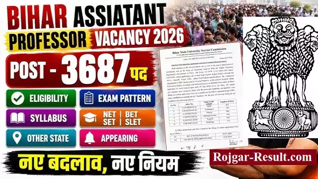 Bihar Assistant Professor Recruitment 2026: Apply Online For 3687 BSUSC Contractual Faculty Posts Bihar Assistant Professor Recruitment